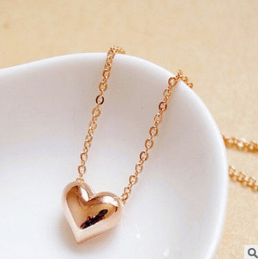 Korean necklace love pendant clavicle chain