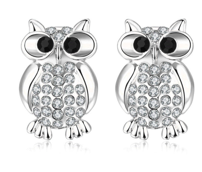 Fashion earrings / owl earrings  / stud earrings