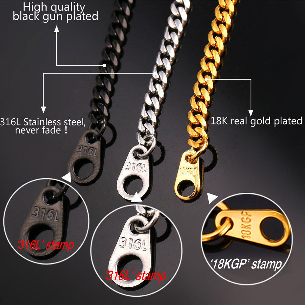 Stainless Steel Necklace For Men