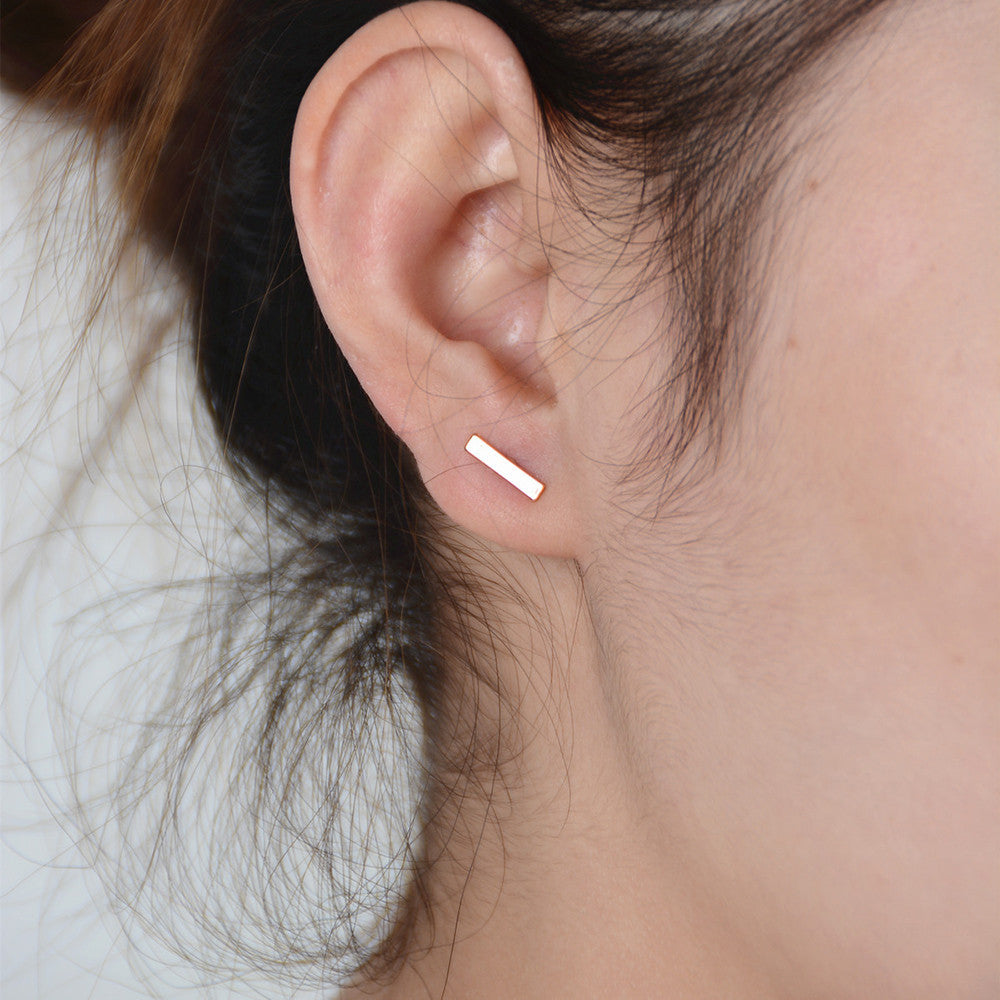 Electroplating Alloy Flat Female Earrings