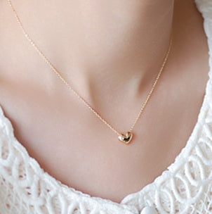 Korean necklace love pendant clavicle chain