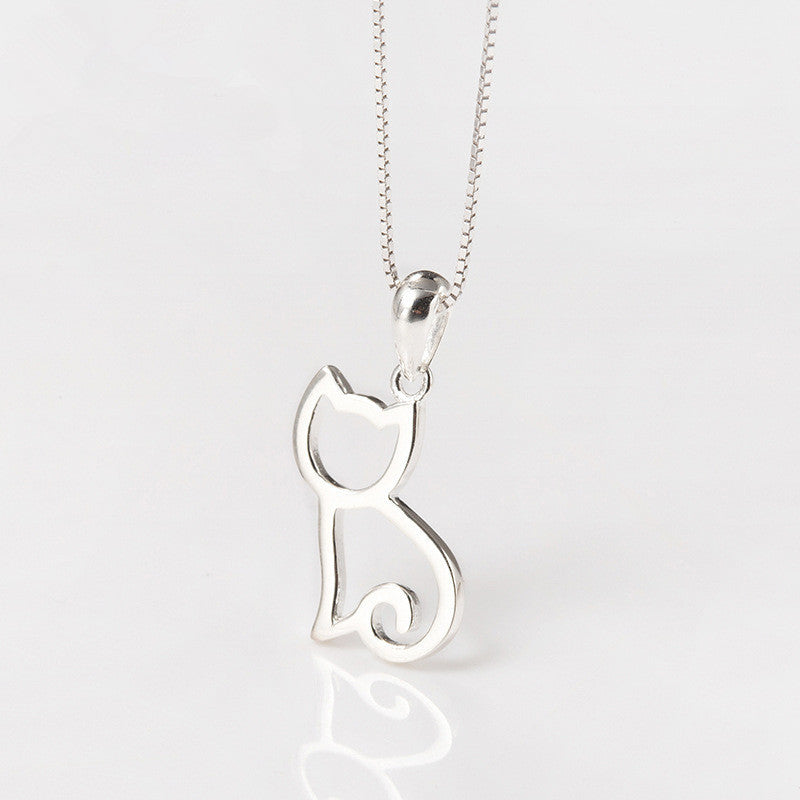 Charming Cat Pendant Necklace