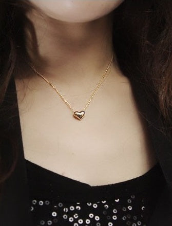 Korean necklace love pendant clavicle chain