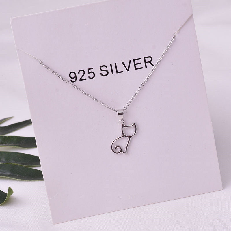 Charming Cat Pendant Necklace