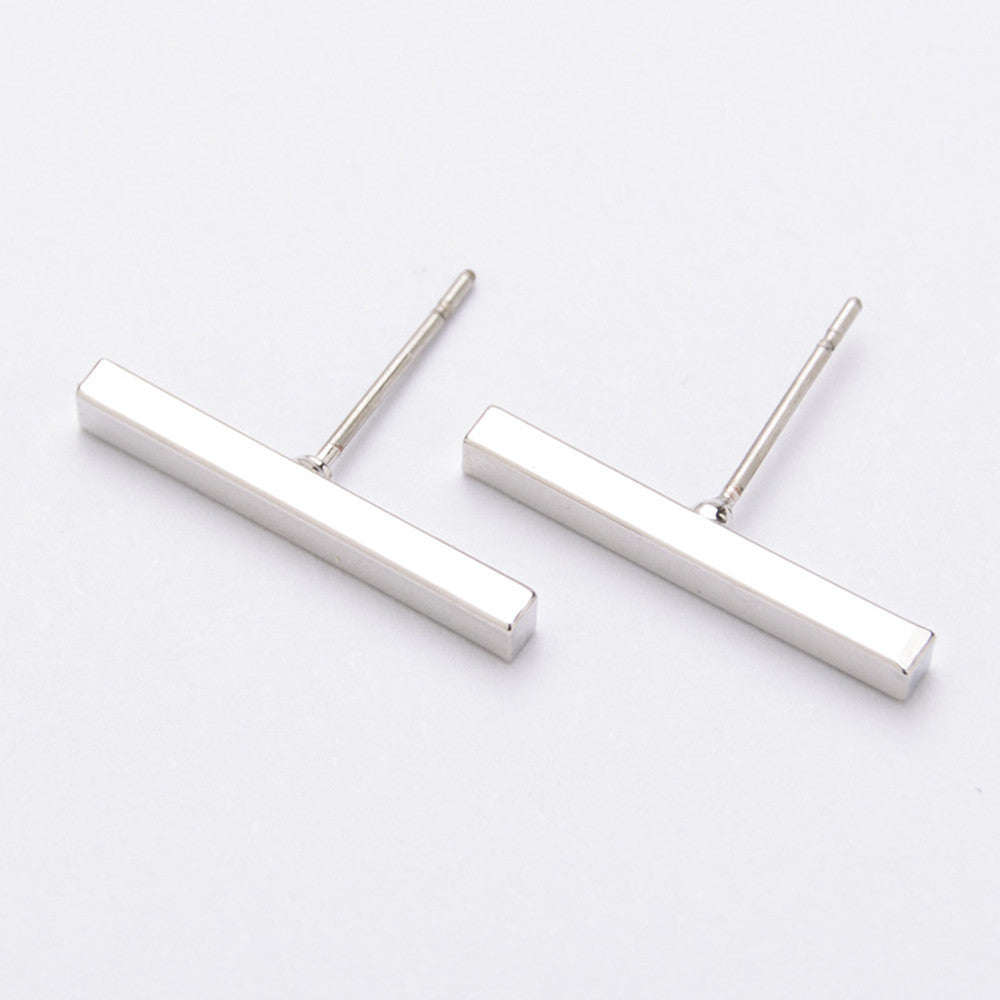 Electroplating Alloy Flat Female Earrings