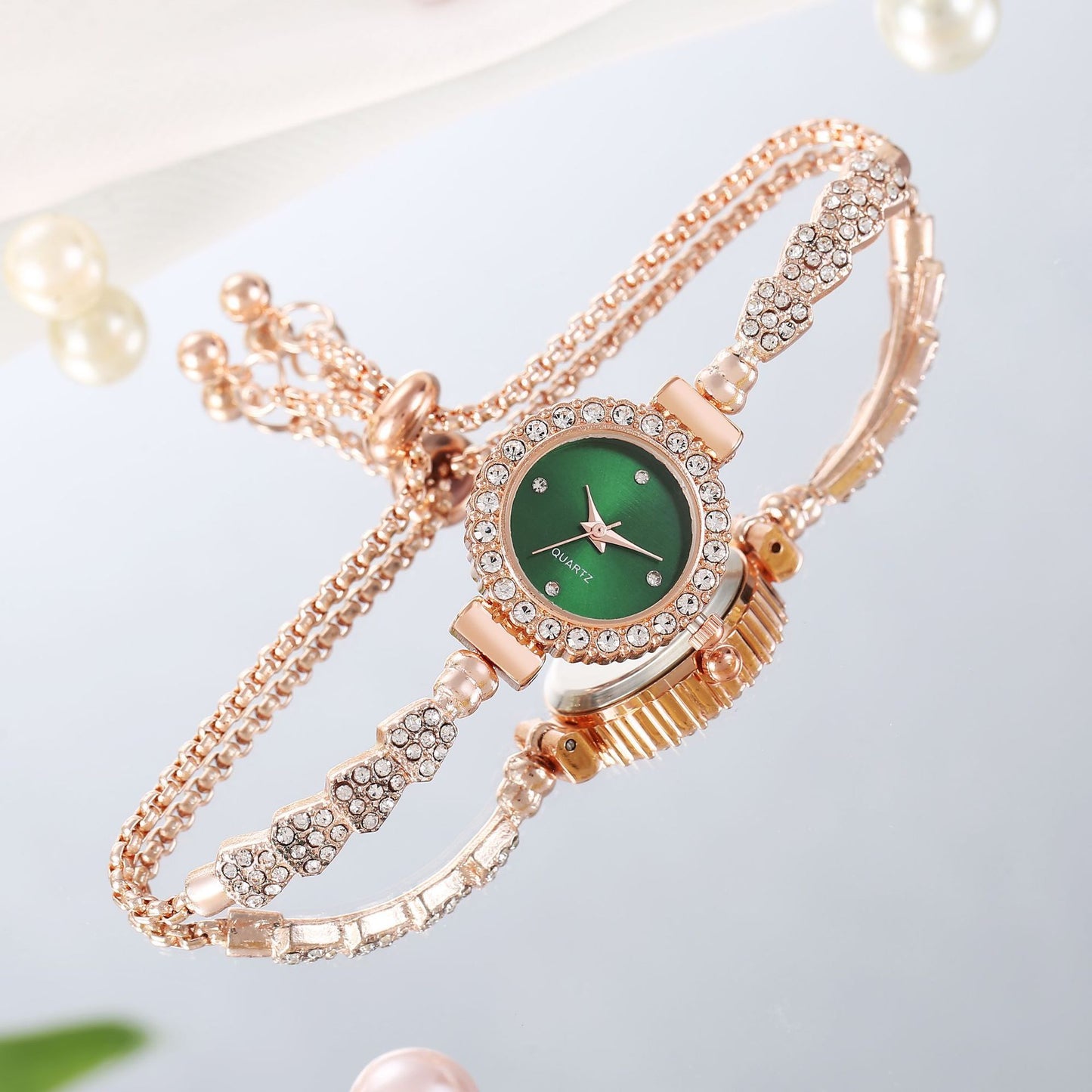 Women's Adjustable Quartz Bracelet Watch