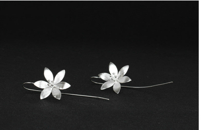 women Lotus earrings