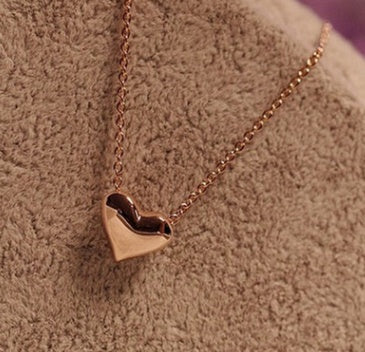 Korean necklace love pendant clavicle chain