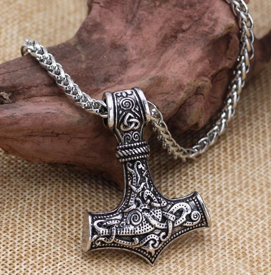 Stylish Stainless Steel Hammer Necklace