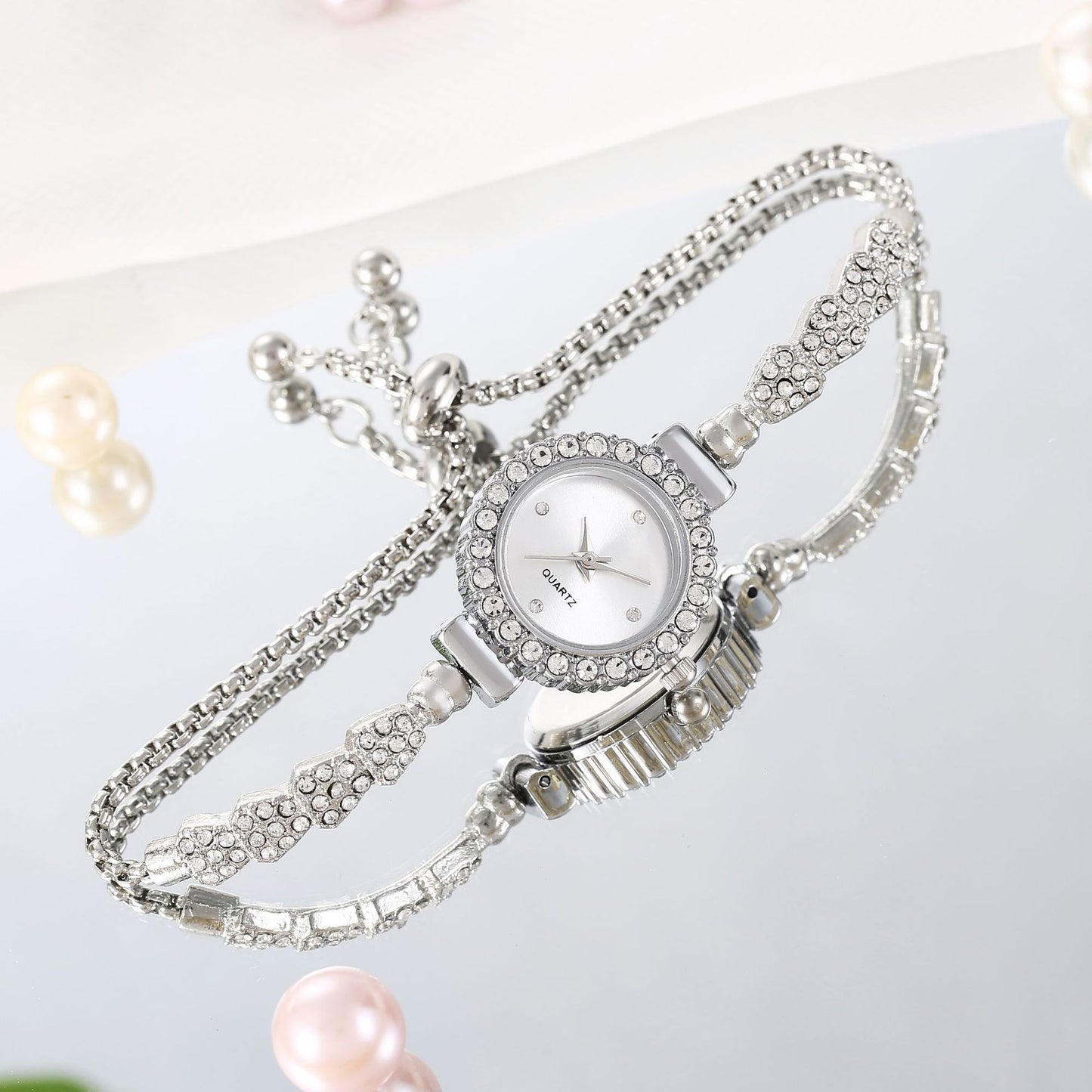 Women's Adjustable Quartz Bracelet Watch