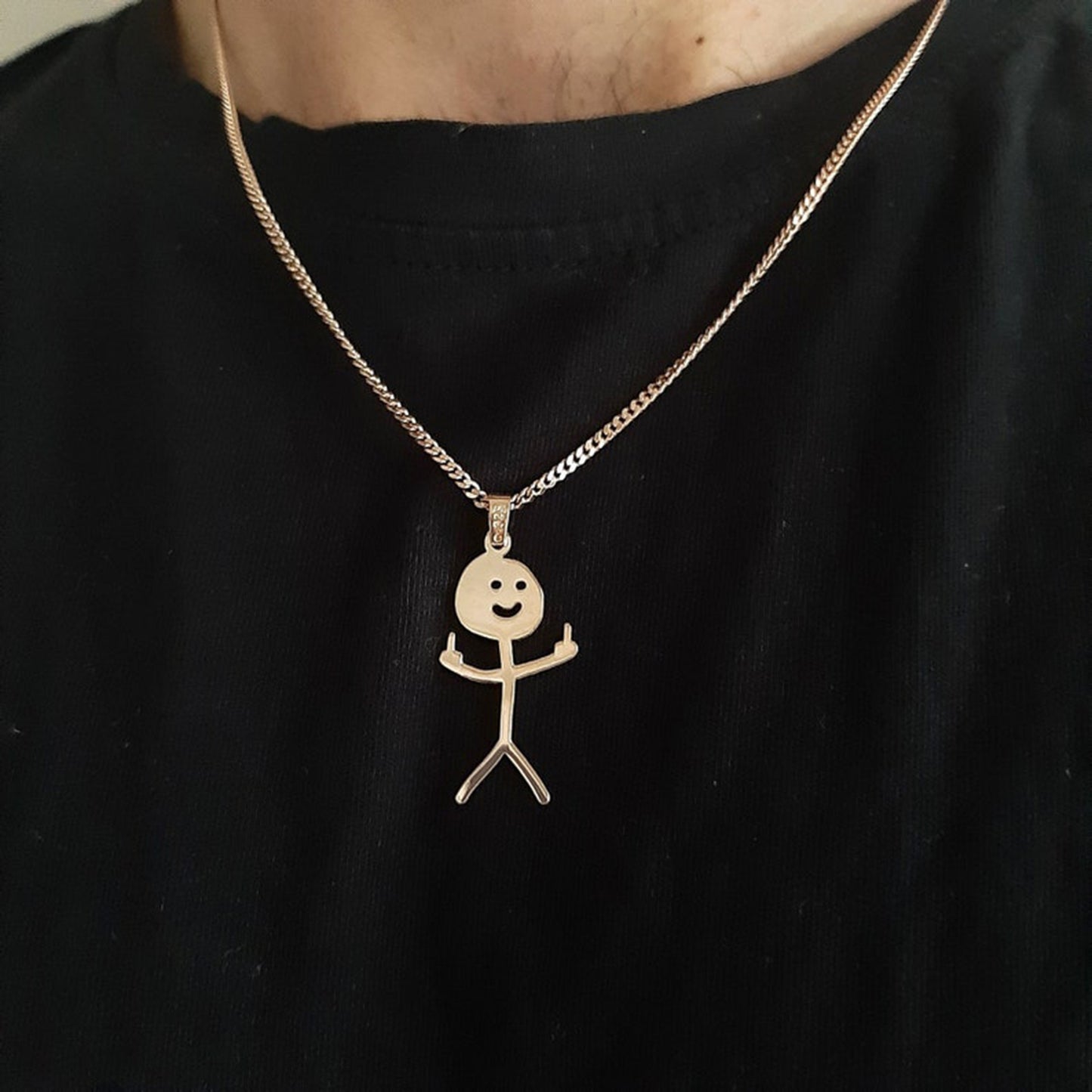 Creative Graffiti Necklace for Fun Lovers