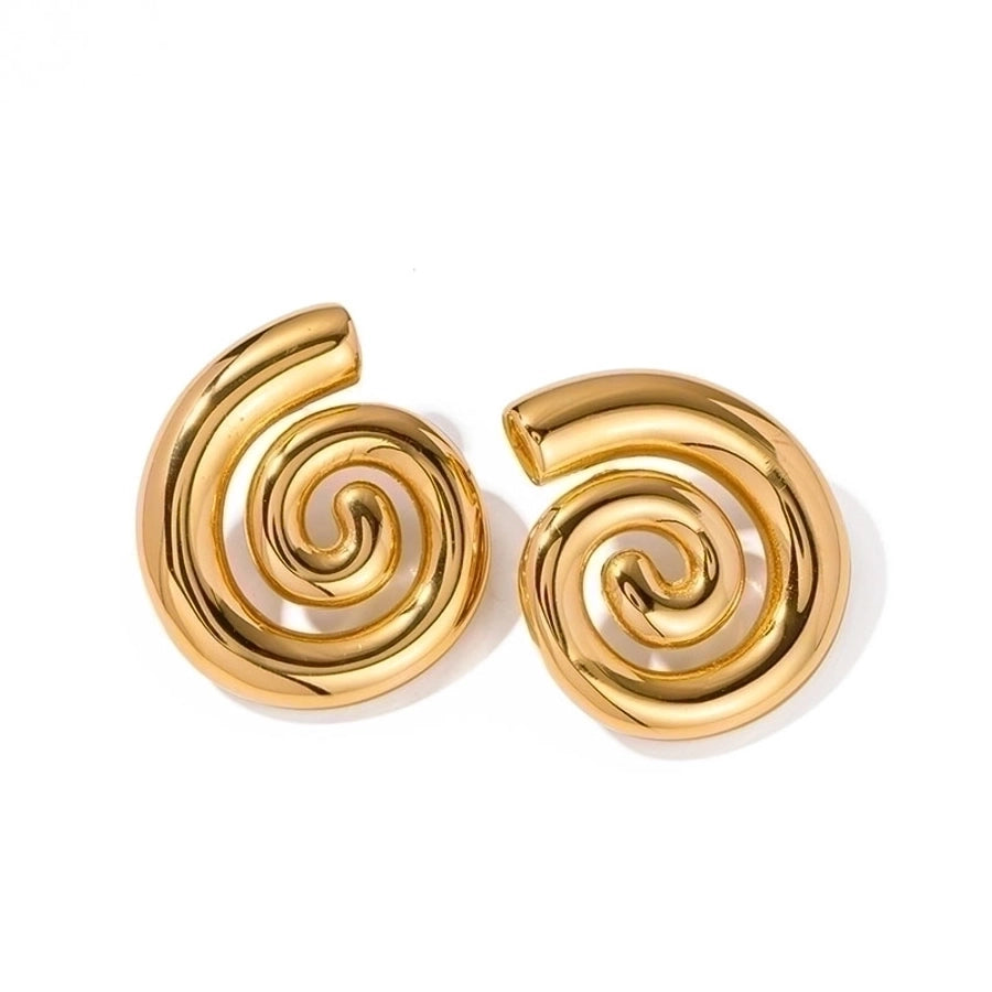 18K Gold Plated  304 Stainless Steel Earrings