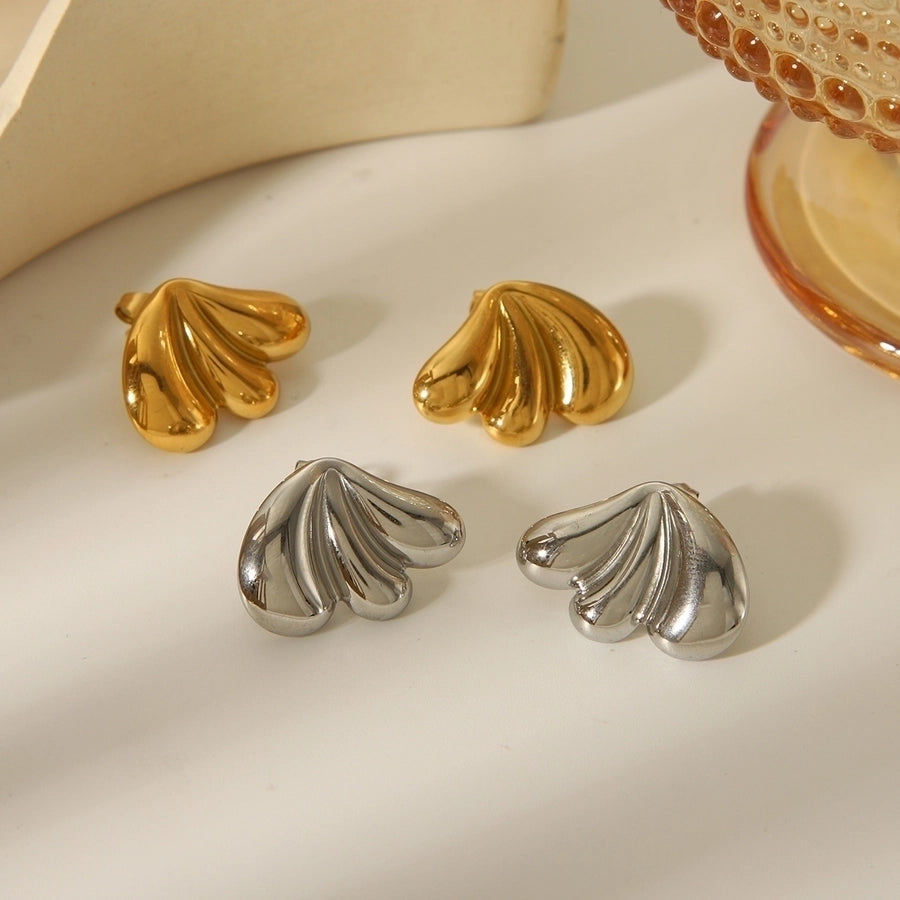 18K Gold Plated 304 Stainless Steel Ear Studs